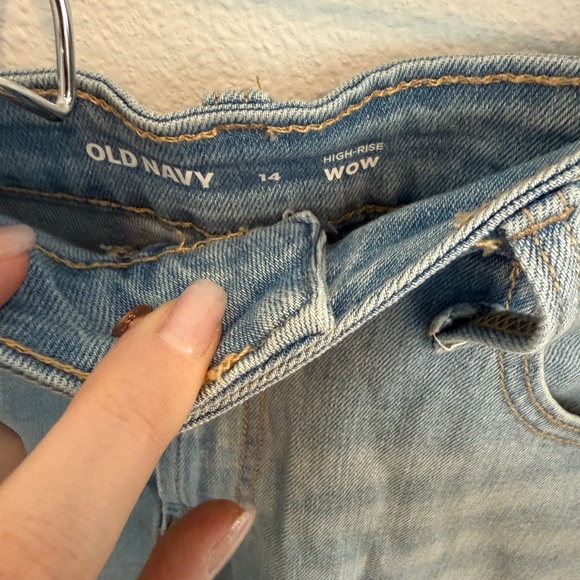 NWT | High Rise Wow Light Blue Jean Shorts - Picture 4 of 5